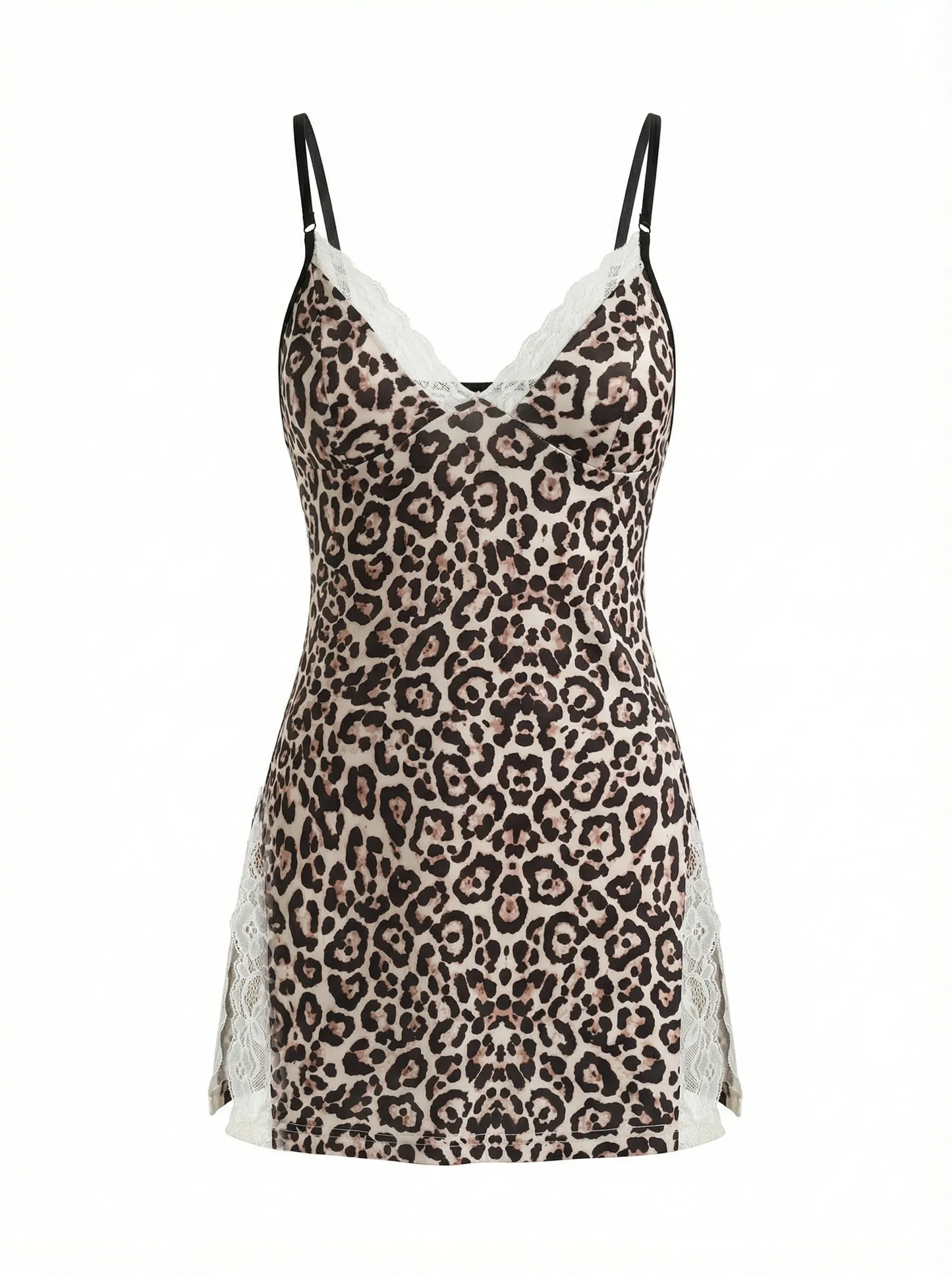 Y Chemise de Sommeil en mousseline de Soie et ouverte