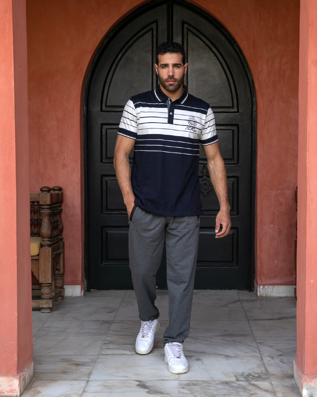 ST-THS Men's button-down pajamas