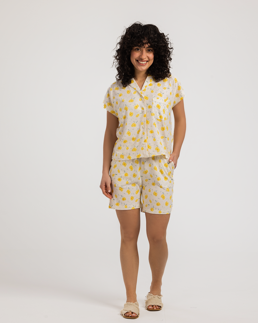 Cute Lemon women's classic Pajamas