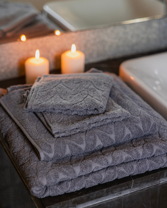 Braided Towels set 2 33×33 / 100 × 50 / 140 × 70