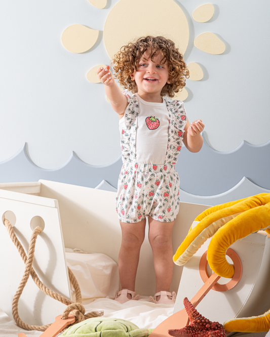 Strawberry Girl Girls' Overalls
