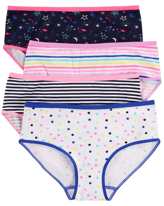 Pack of women's bikini 4 in 1 printed