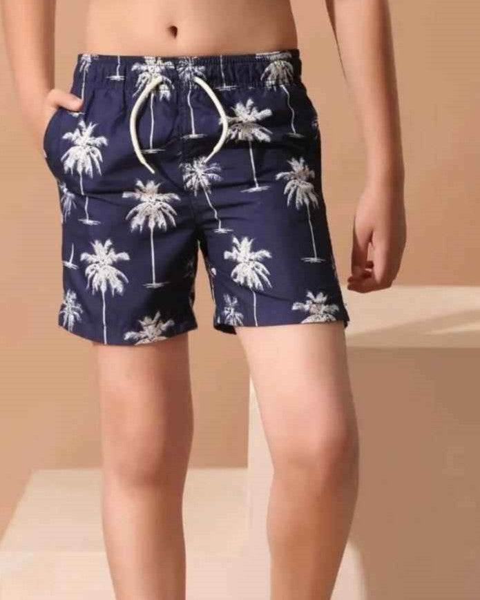 My children's swimsuit with a palm lace