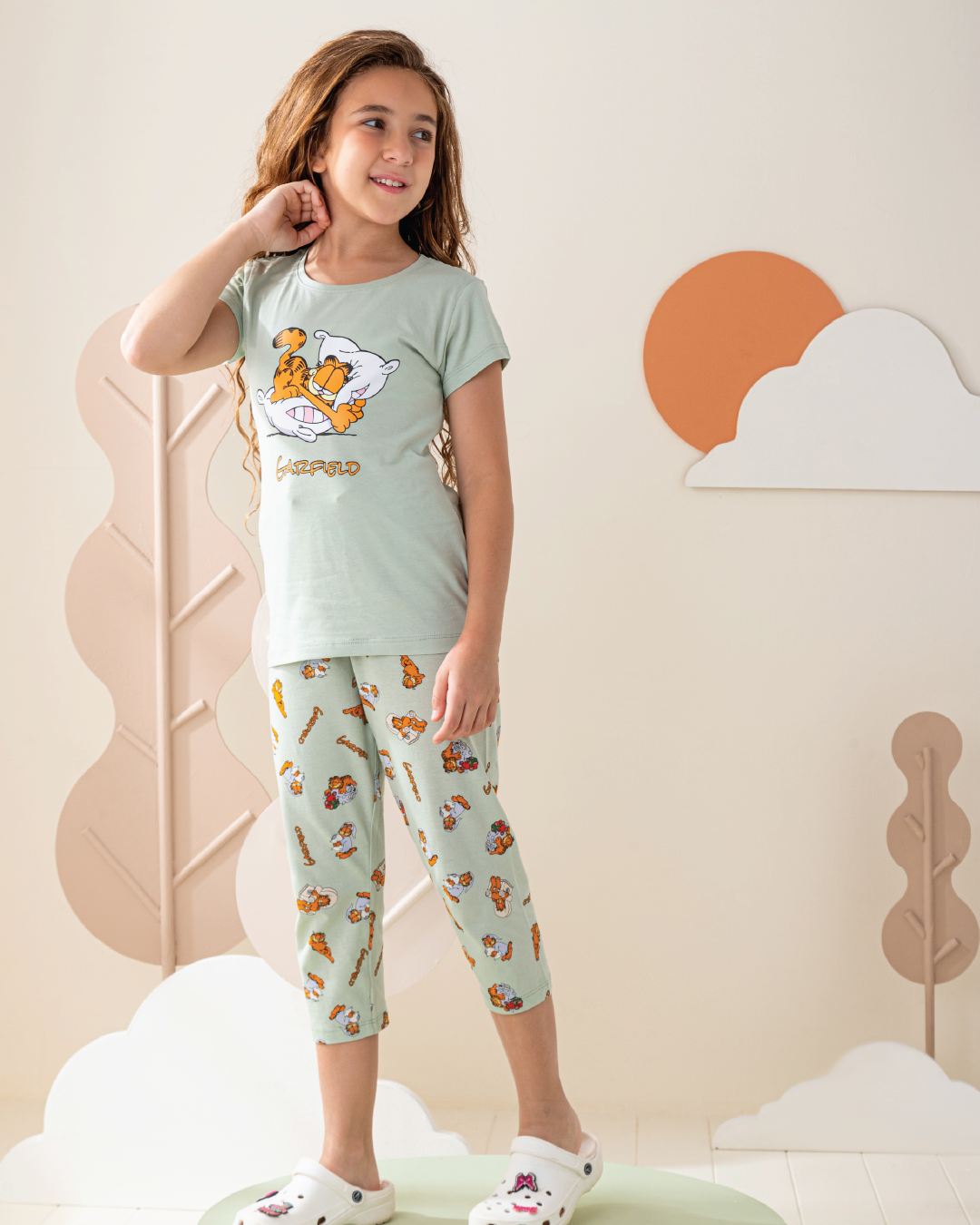 Pajama Girls Text Kum and Bentor Garfield