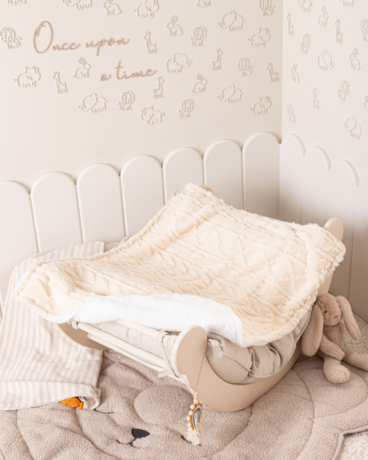 Geometric baby blanket