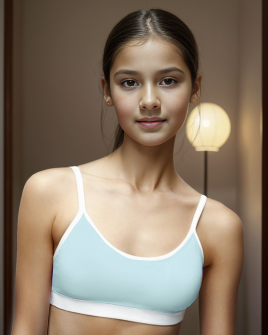 Soft girls lycra bra