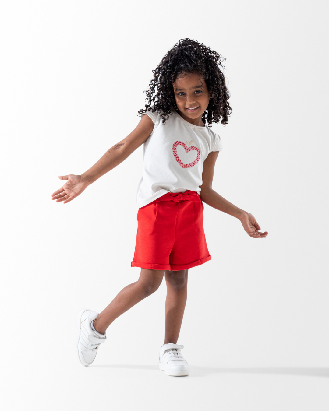 Coeur rouge pajamat bébé bébé