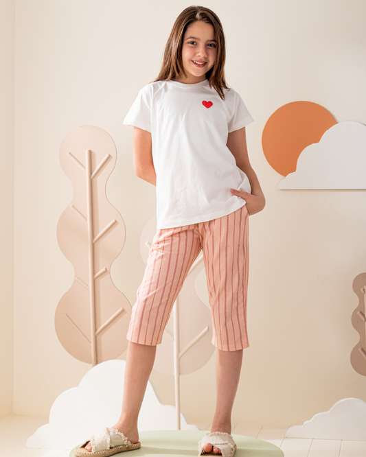 Half-Sleeve Pajamas Cotton and Big Hug Pentacor