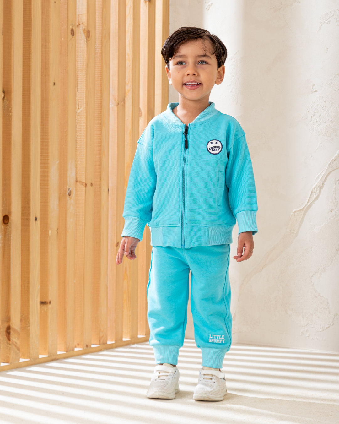 Angry baby NB boys pajamas