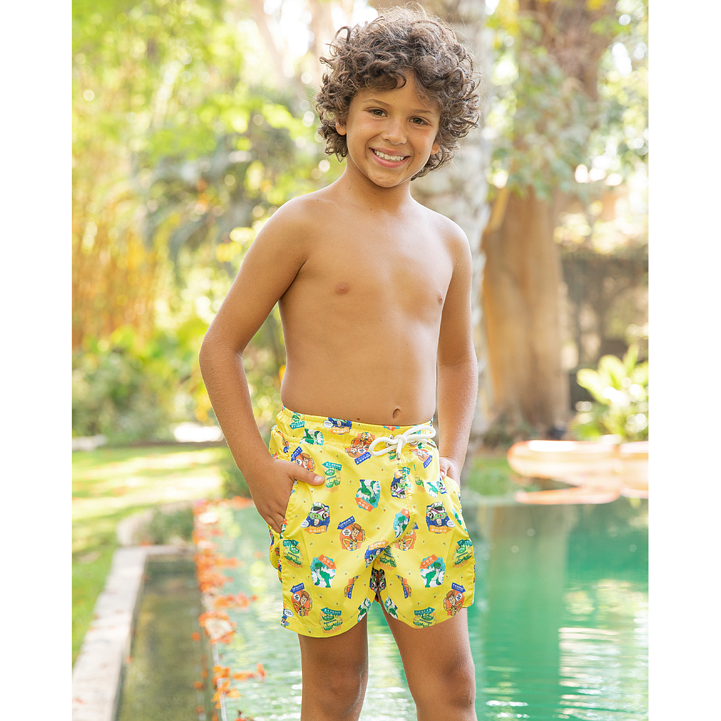 Children's swimsuit printed
