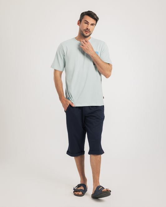 Sea View men's half sleeve pajamas