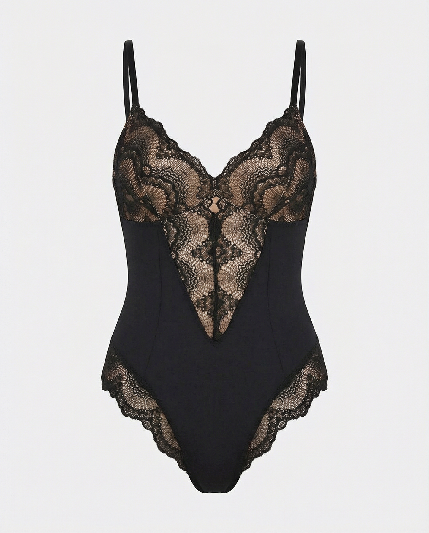 Chemise en Dentelle bs avec un trou de cœur