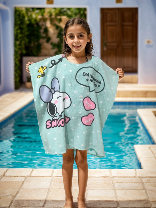 Cute Snoopy girls poncho