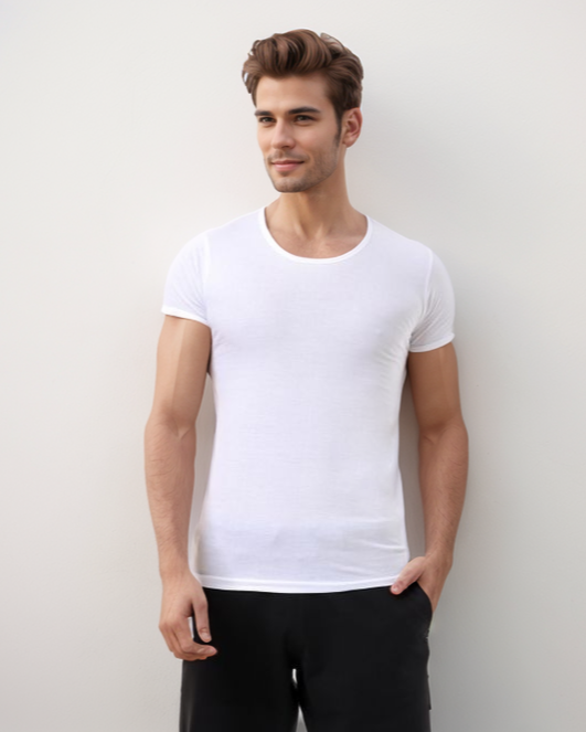 Men Half sleeved Undershirt