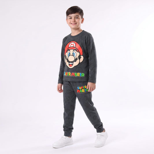 Super mario بيجامه قطن خريفي