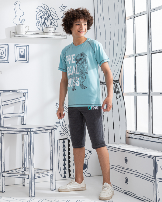 The Real Boss Boys' Printed Pajamas