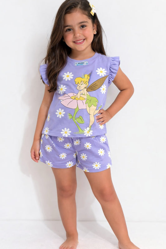 بيجامه صيفي وسط بناتي