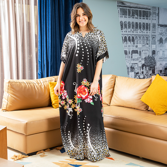 Half sleeve viscose floral shirt 16