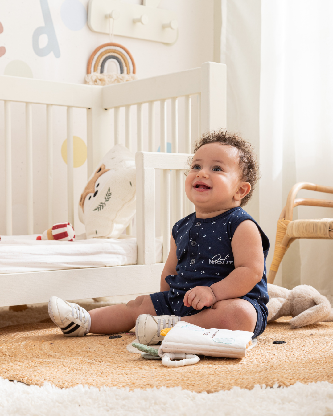 Good night baby bodysuit for my boys