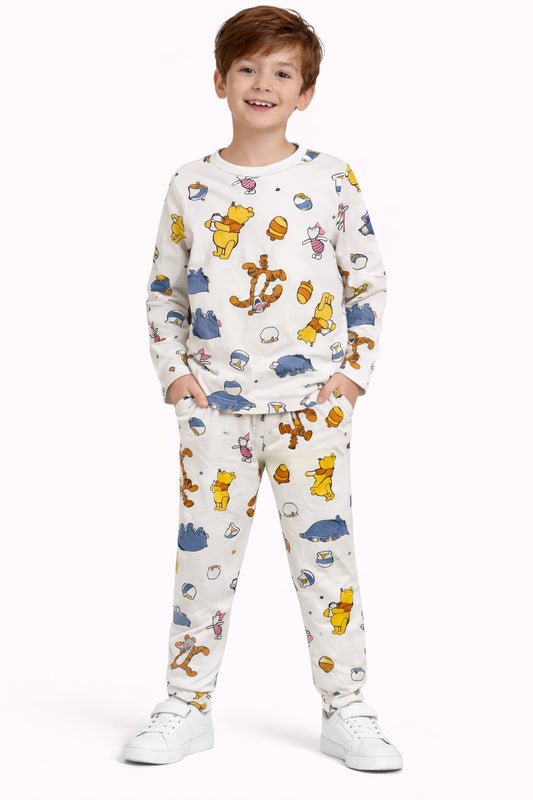 طقم وسط اولادي خريفي قطن