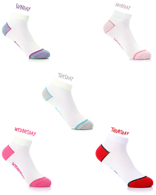 SOCKET GIRLS PACK 5 DAY'S OF THE WEEK