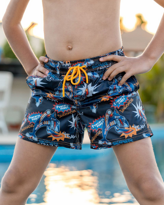 powerful robot swimsuit for my children