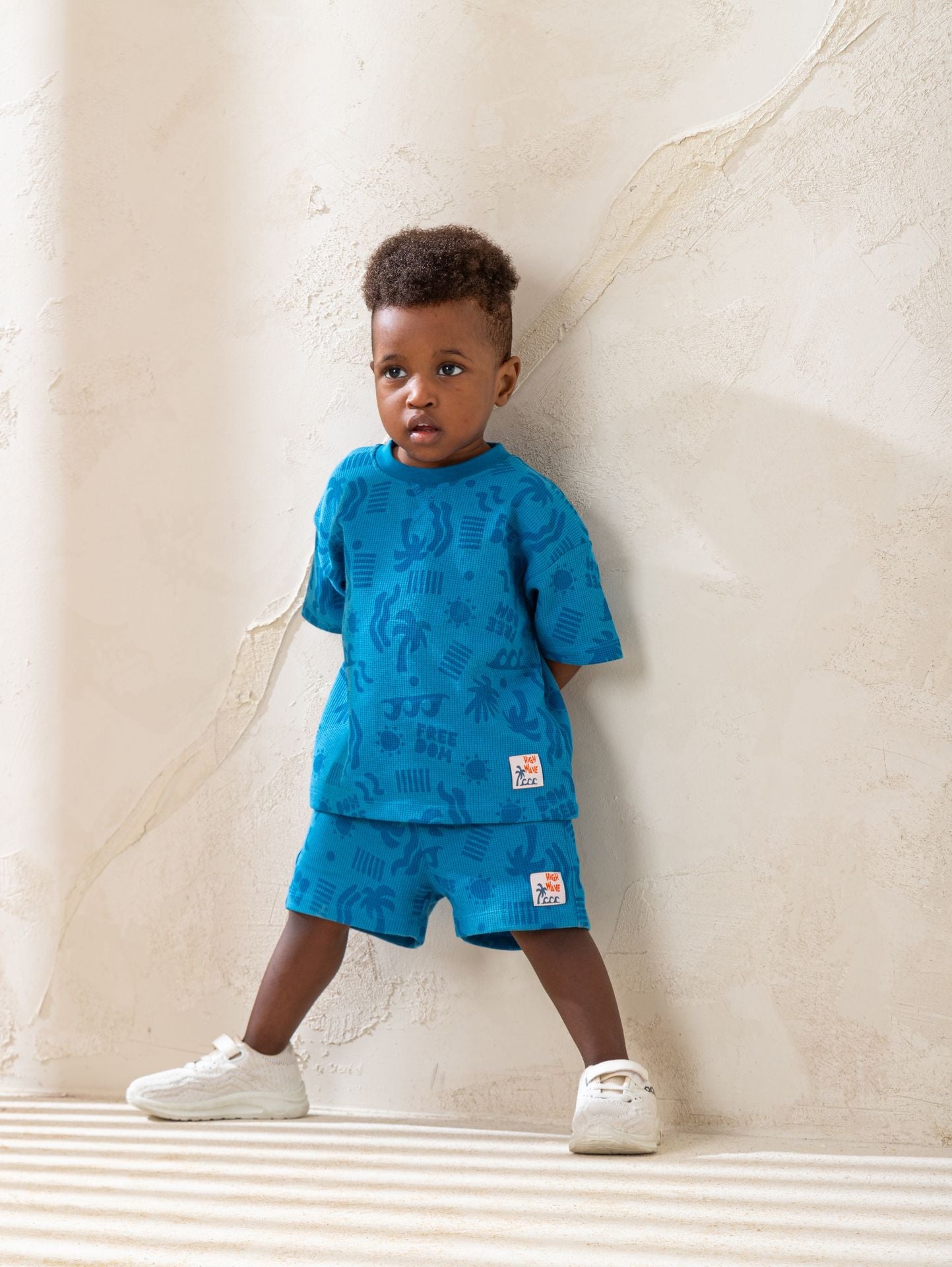 Wave Palm NB Boys Pajamas