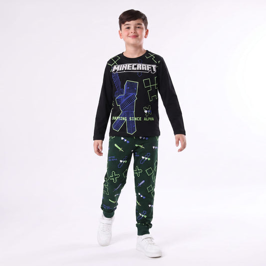 بجامه قطن خريفى اولادى minecraft