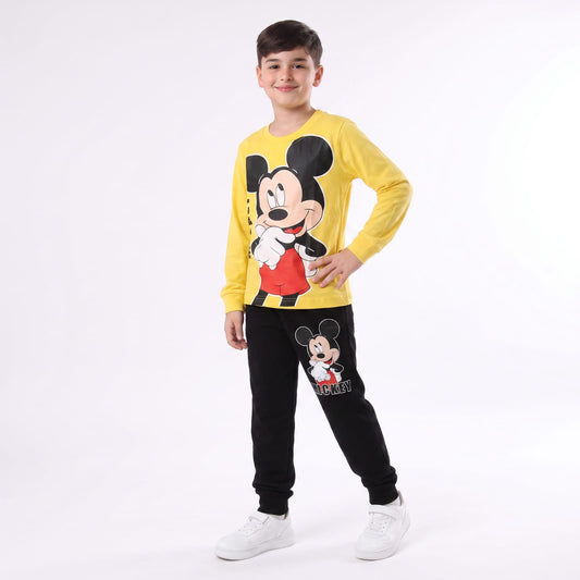 بجامه قطن خريفى اولادى mickey
