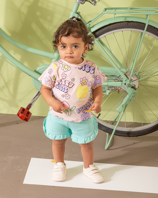 Berry Vibes NB  Beigeامه بناتي بيبي