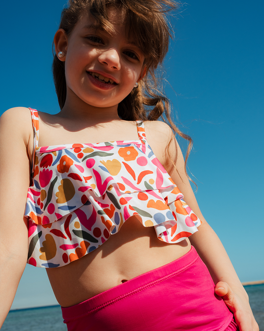 Messy Flowers 2 Pieces  Swimsuit