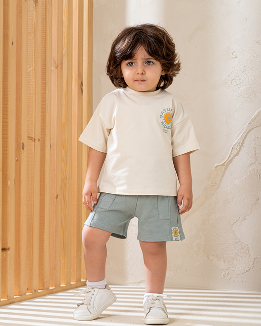 Saturday Rides NB Boys Pajamas