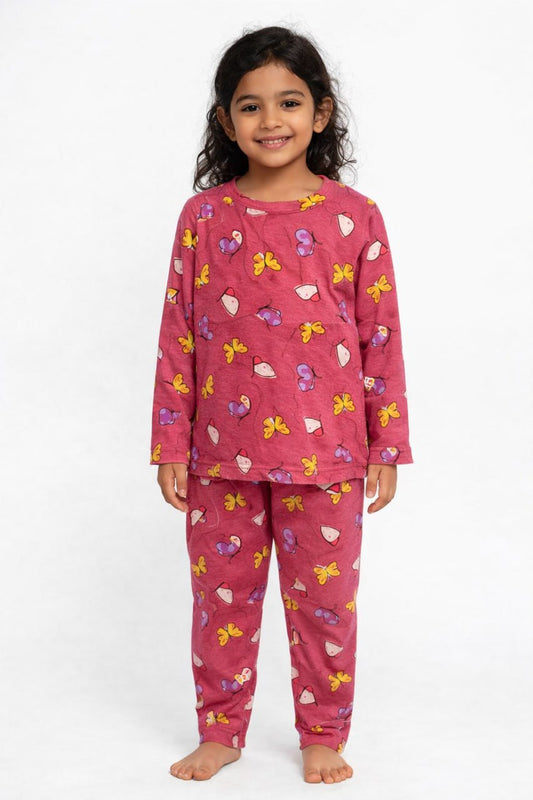 بيجامه قطن وسط بناتي