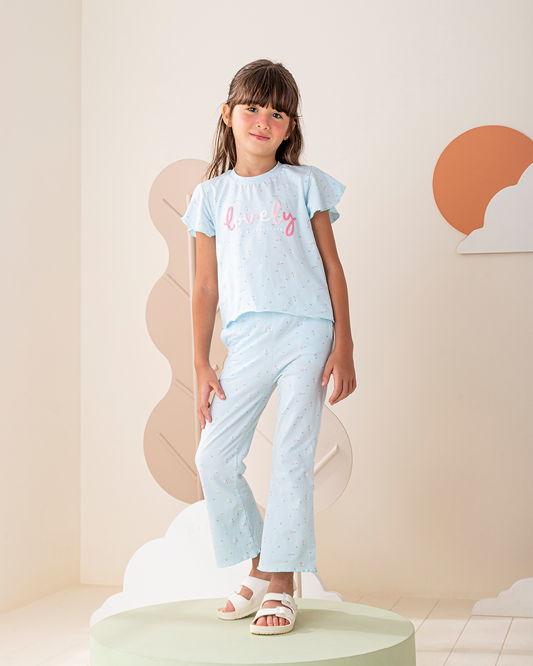 Cotton Pants Pajama with Small Corners