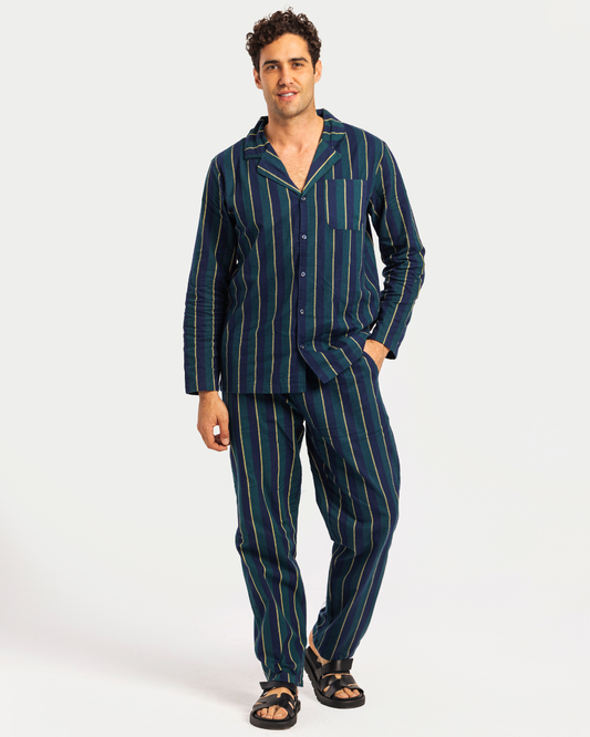 Classic Men's Pajamas in Royal Colors