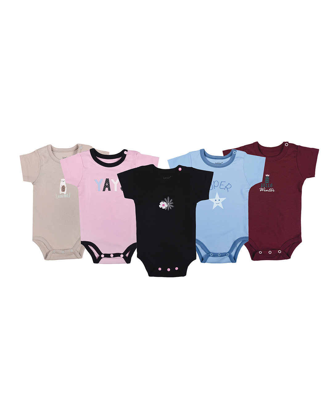 My children's salopit, half sleeves, printed colors