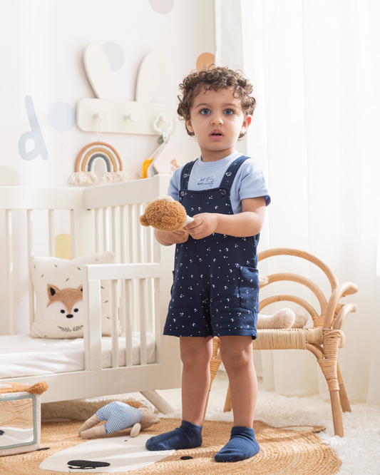 Night stars New born boys sleepsuit