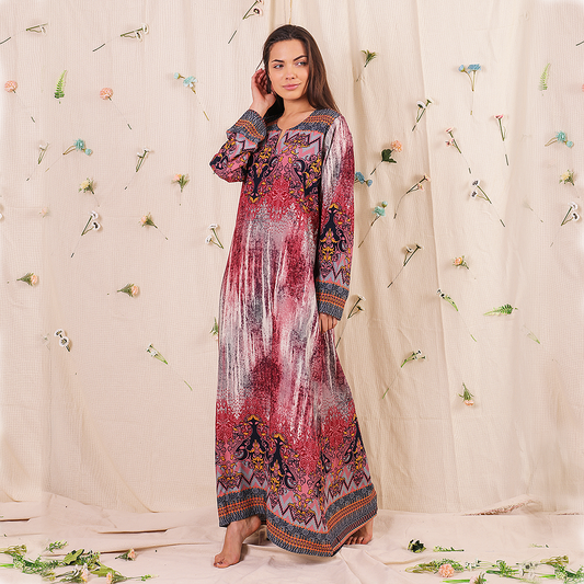 30 sleeve shirt, viscose, floral