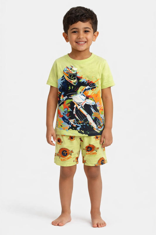 بيجامه صيفي وسط اولادي