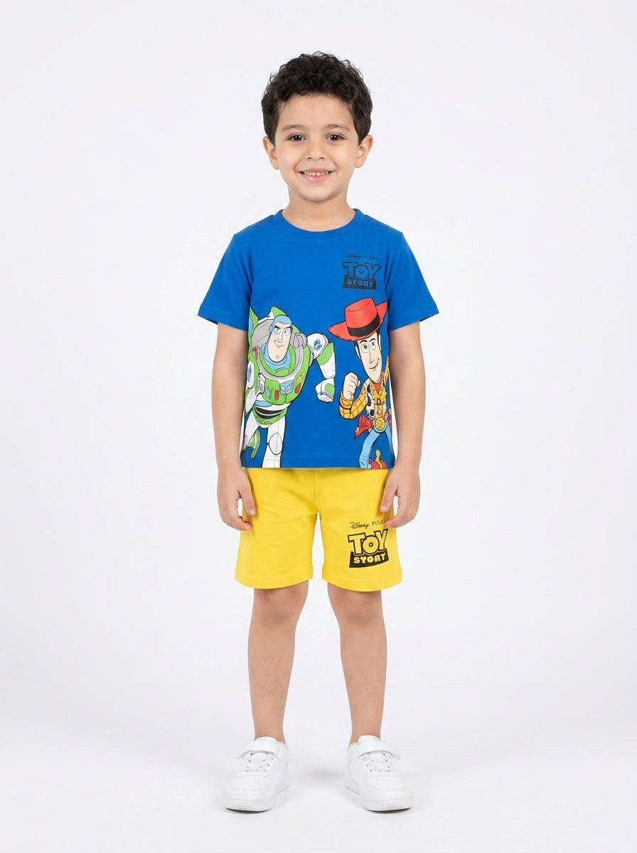 بجامة شورت وسط ولادي toy