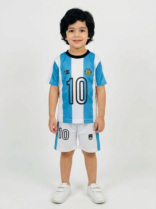 بجامة شورت ولادي ارجنتين - Cotton House Kids Wear