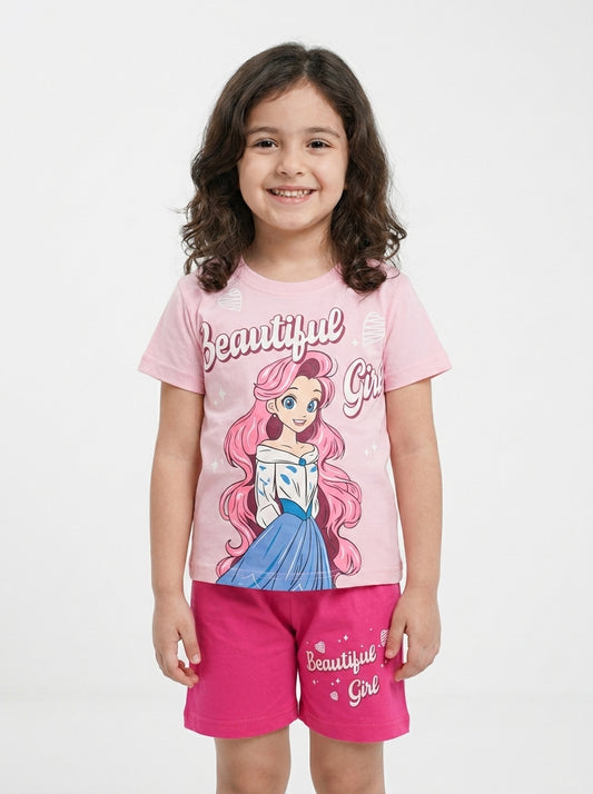بجامة شورت وسط بناتي girl
