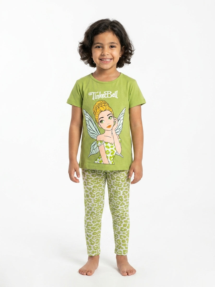 بجامة شورت بناتي محير tinkerbell