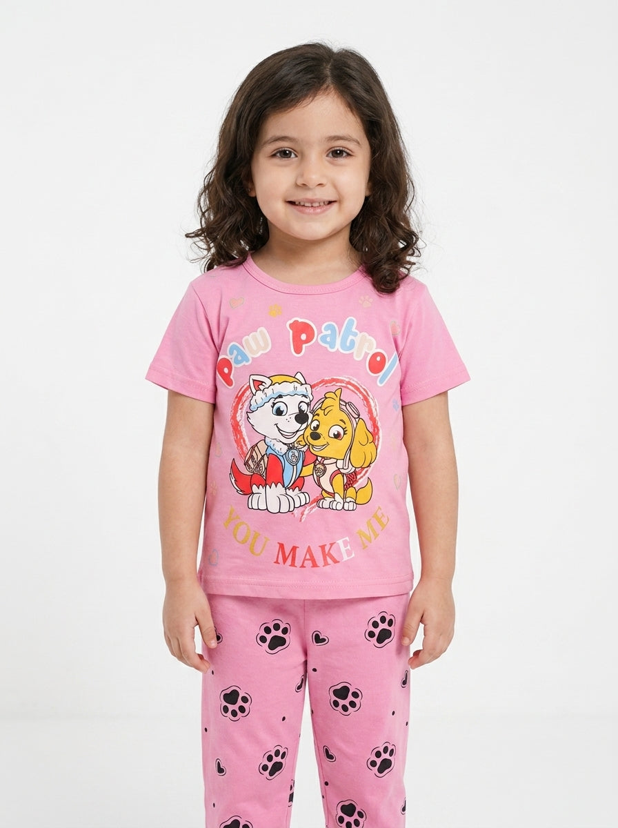 بجامةشورت وسط بناتي paw
