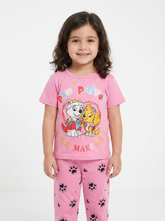 بجامةشورت وسط بناتي paw