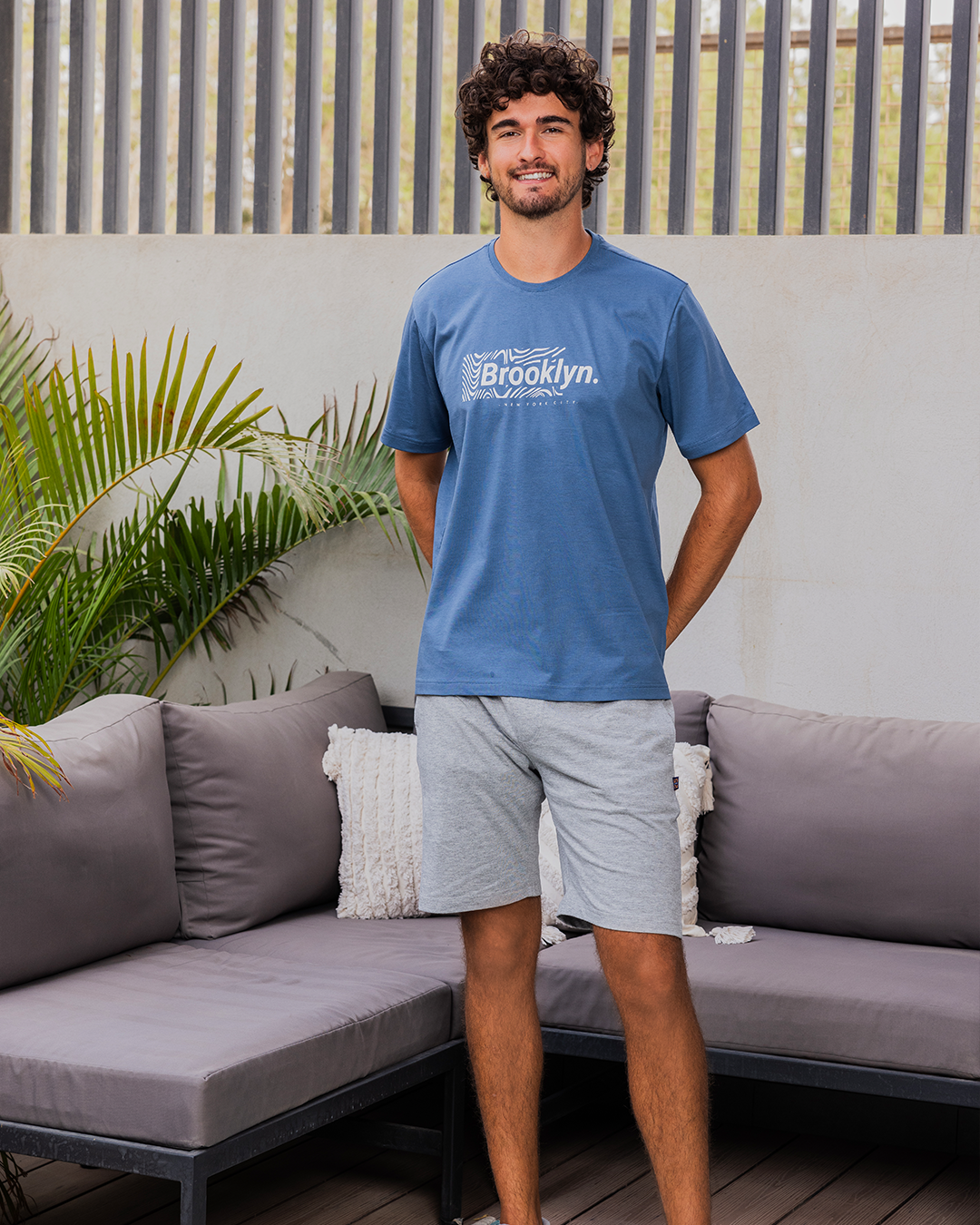 Brooklyn Men's Half Sleeve T-Shirt