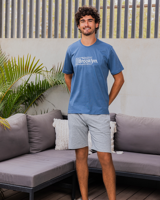 Brooklyn Men's Half Sleeve T-Shirt