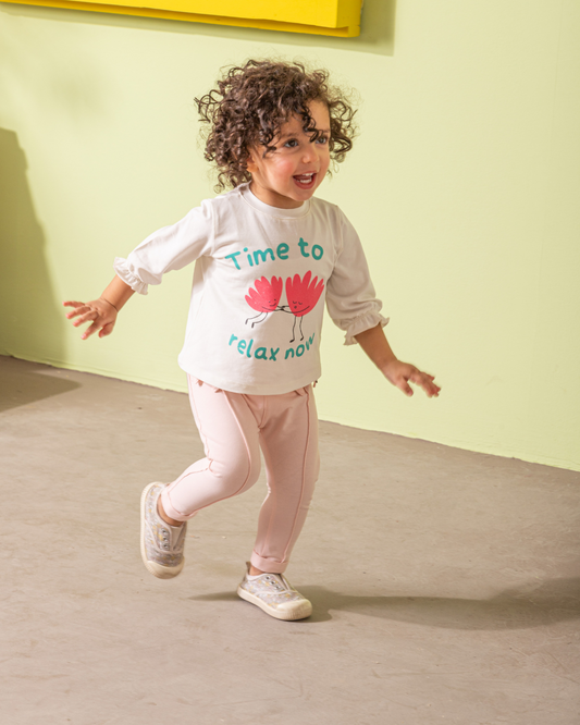 Time To Relax NB Beigeامه بناتي بيبي