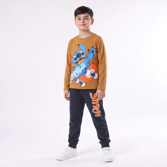 بجامه قطن خريفى اولادى stitch