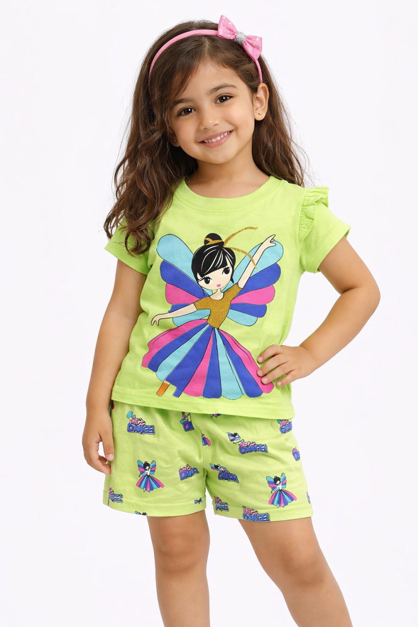 بيجامه صيفي وسط بناتي